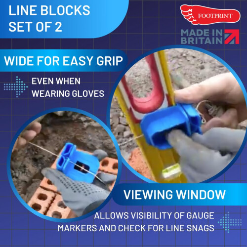Footprint Footprint Corner Blocks Pack of 2  Essential Bricklaying Tools Viewing 1