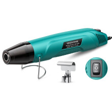 SEEKONE 350W Mini Heat Gun, 260/450 Dual Temp Fast Heat Hot Air Gun with Overload Protection, Reflector Nozzle and Double Insulated 1.5m Cable for