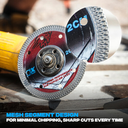 OX Pro 2CM Porcelain Cutting Blade - 180/25.4/22.23mm 2
