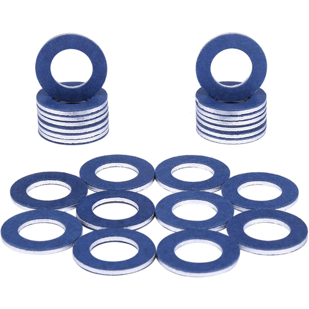 9043012031 Oil Drain Plug Gasket Set 24Pcs Aluminum Crush Washers For Toyota Lexus Scion 9455672899154