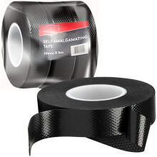 Xtremeauto Self Amalgamating Tape 3 Pack - 19mm X 5M Plumbing Tape, Rubber Tape Self Amalgamating Waterproof Tape, Pipe Insulation Tape