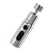 AquaVaria UK | 3 Function Kitchen Tap Spray Head Attachment | 360 Swivel Tap Extender for Sink | Spray Adapter | Replacement Sprayer (Silver)