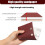 SHALL-120pcs Sanding Sheets Rectangular, 93x185mm Sander Sandpaper 8 Holes Hook and Loop Sanding Pads,Assorted 40/60/80/120/180/240 Grits 6