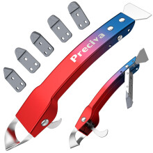 Sealant Finishing Tool, Preciva Colorful Silicone Caulking ToolKit with Stainless Steelhead, Silicone Grout Removal Scraper and Smoothing for Bathroo