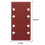 SHALL-120pcs Sanding Sheets Rectangular, 93x185mm Sander Sandpaper 8 Holes Hook and Loop Sanding Pads,Assorted 40/60/80/120/180/240 Grits 4