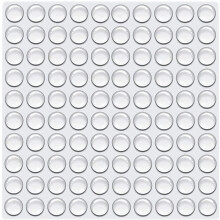 YAZANY 100Pcs Clear Rubber Feet,8 * 3mm Self Adhesive Rubbery Pads Sticky Rubber Dots, Non-Slip Cabinet Stoppers