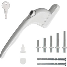 Fizzix Universal uPVC Window Handle Multi-Spindle – Durable Replacement Window Handle for uPVC Windows, Easy Installation