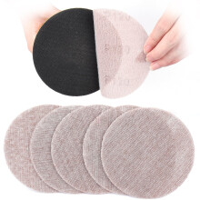 Sruhrak 125mm Mesh Sanding Discs, 50 PCS Net Sandpaper 120 Grit Hook and Loop Sanding Pads for Drywall Sander Efficient Dust Removal Random Orbital S