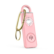 TECKNET Personal Safety Alarm for Women, 130dB Siren & Strobe Light, Rechargeable Personal Emergency Security Safe Protection Devices for Girl Kid El