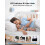 TeckNet TECKNET Plug in Wireless Doorbell with 2 Push Buttons (White) 4