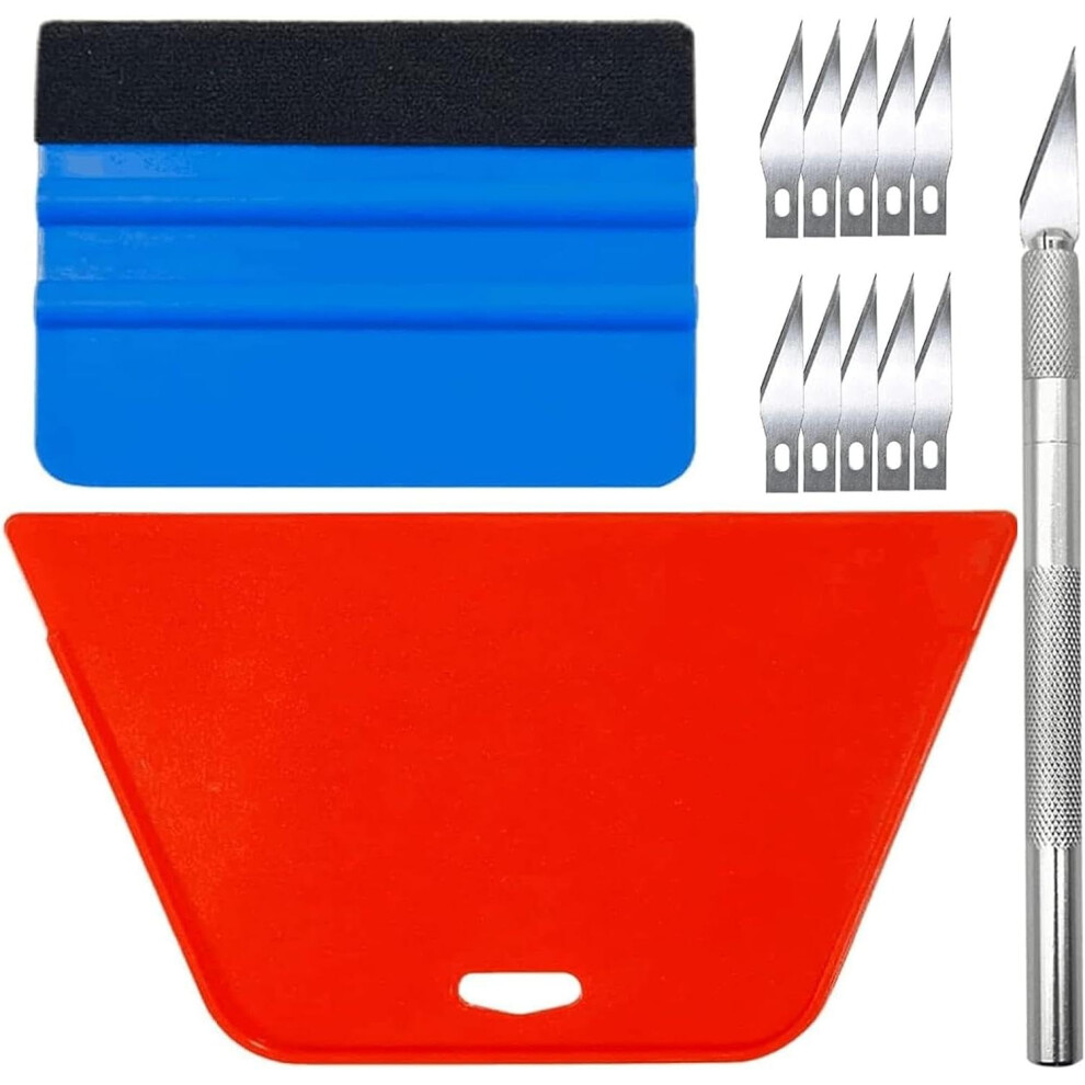 8Â¯Pcs Wallpaper Tool Kitâ¯-Â¯Â¯Wallpaperâ¯Applicationâ¯Tools With Knife - Squeegeeâ¯&Â¯Scraper For Vinyl Wrap And Wall Covering 5051226624032