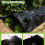 Black Heavy Duty Polythene Sheeting, Extra Thick Waterproof Plastic Cover, Garde 5