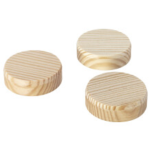 wolfcraft 10 Wooden Plugs Ø 35 mm I 2944000 I for patching and repairing flaws in wood