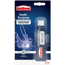 Unibond Silicone Sealant Remover, Effective Sealant Remover for Thorough Removal, High-Strength Silicone Remover for Ceramic Tiles, Baths and Toilets