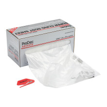 ProDec Advance 200 sqm (4m x 50m) Super Cling Polythene Dust Sheet Roll Static Charged For Invisible Cling with No Taping, Ideal for Protecting Floor