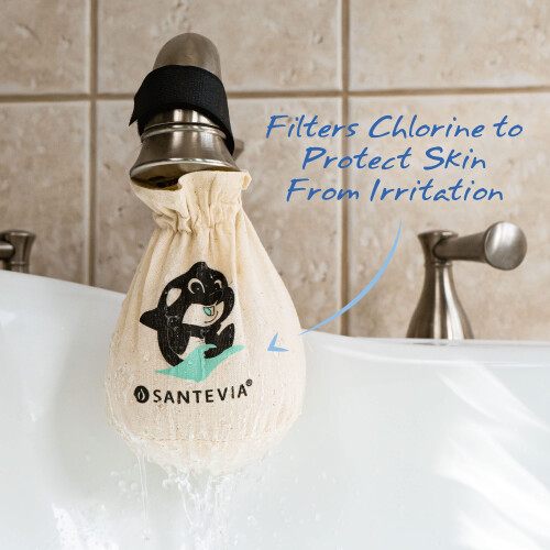 Santevia Bath Filter for Tub - Removes Chlorine | Baby Bath Filter Replacement 2
