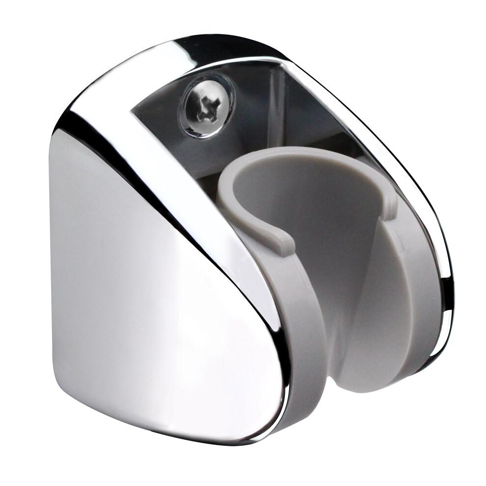 Homewell On Wall Mount Shower Bracket For Handheld Shower Head, Height Adjustable Holder - Large Angle Adjustable To Meet Any Space Bathroom- Chrome 5009209816059