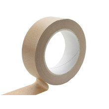 LagunaProject 38mm x 50m 60gsm Brown Self Adhesive Backing Kraft Paper Tape Picture Framing Framers