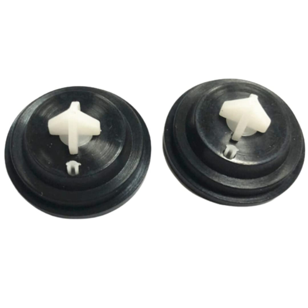 2 X Inlet Float Valve Diaphragm Washer - Spare Rubber Ball Valve Washers - Replacement Diaphragm Washer - Fits For All Siamp Inlet Valves Black 5001940905603
