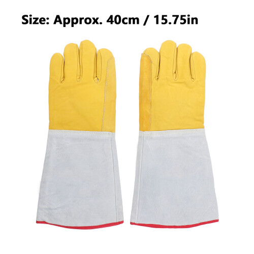 2 Pcs 40cm LN2 Protective Gloves – Cold Resistant, Heavy Duty 1