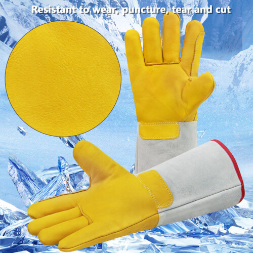 2 Pcs 40cm LN2 Protective Gloves – Cold Resistant, Heavy Duty 2