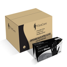 1000 x Black Disposable Gloves Large | Black Nitrile Gloves Large | Latex free Gloves | Powder Free Gloves | Black Gloves Disposable | Strong And Non