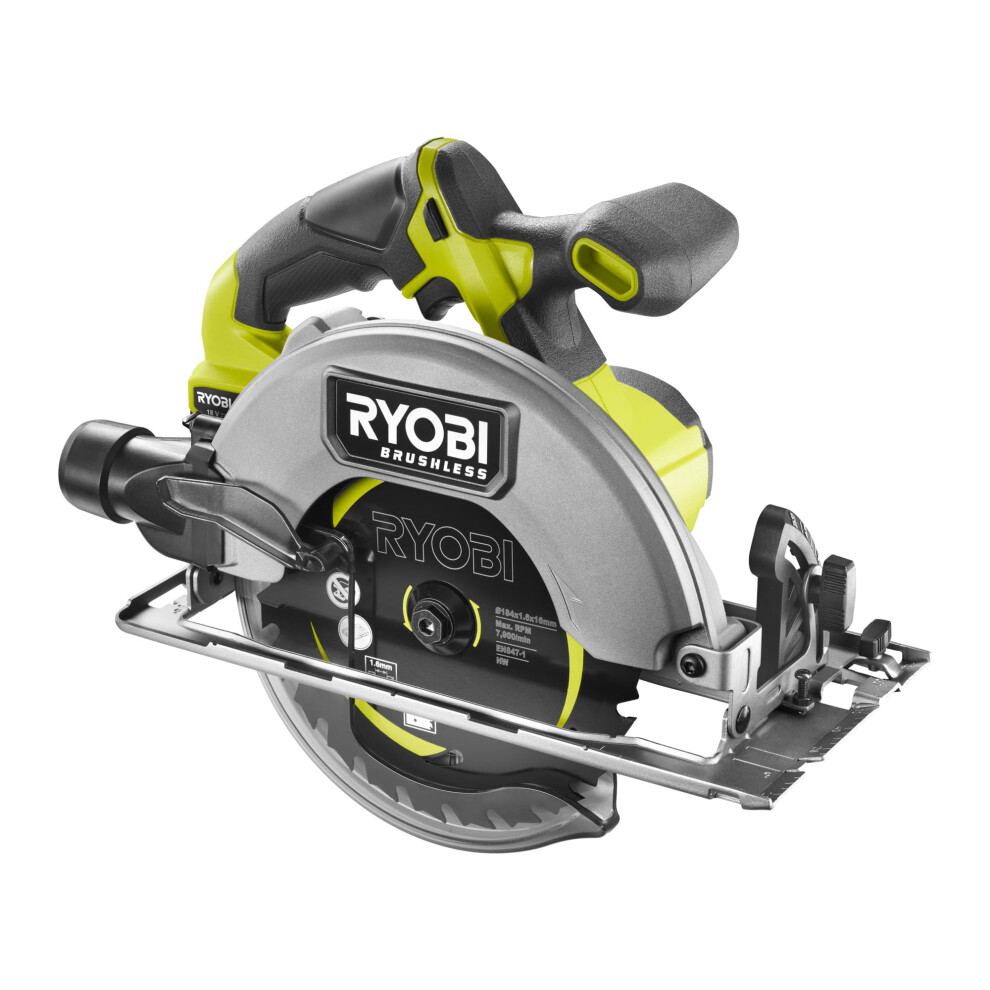 Ryobi Rcs18bl-0 18V One+ Cordless 184Mm Brushless Circular Saw (Bare Tool)