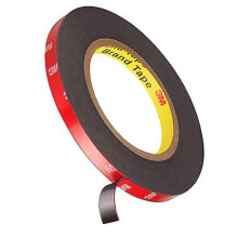 Heavy Duty Automotive Double Sided Sticky Tape, 5mm x 3m, Black