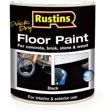 RUSTINS Quick Dry Floor Paint Black 2.5ltr