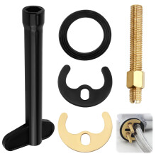 5Pcs Monobloc Tap Fixing Kit Single Hole Hot and Cold Water Monobloc Tap Bolt Tap Faucet Fixing Fitting Nut Kit Horseshoe Installation Fastening Acce