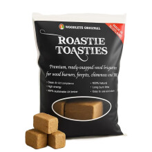Roastie-Toastie Fire Heat Logs - Ultra Dry Compressed Fire Logs for Wood Burners, Open Fires, Multi-Fuel Stoves. Planet-Friendly Wood Briquettes. Mad