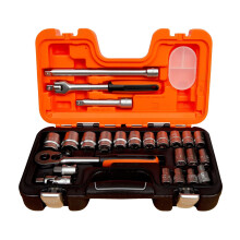 S240 Socket Set of 24 Metric 1/2in Drive