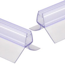 EOXCIIU Bathroom Glass Door Seal Strip, 4-6mm, 100cm Straight Linear, Shower Enclosure Water Seal Strip, Simple Installation with Long-Lasting Adhesi