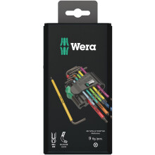 Wera 967SPKL/9BO Multicolour TX-key set, TX8 - TX40, 9pc, 05073599001