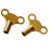 Merriway BH02832 Easigrip Clock Type Radiator Key Solid Brass - Pack of 2 Pieces 4