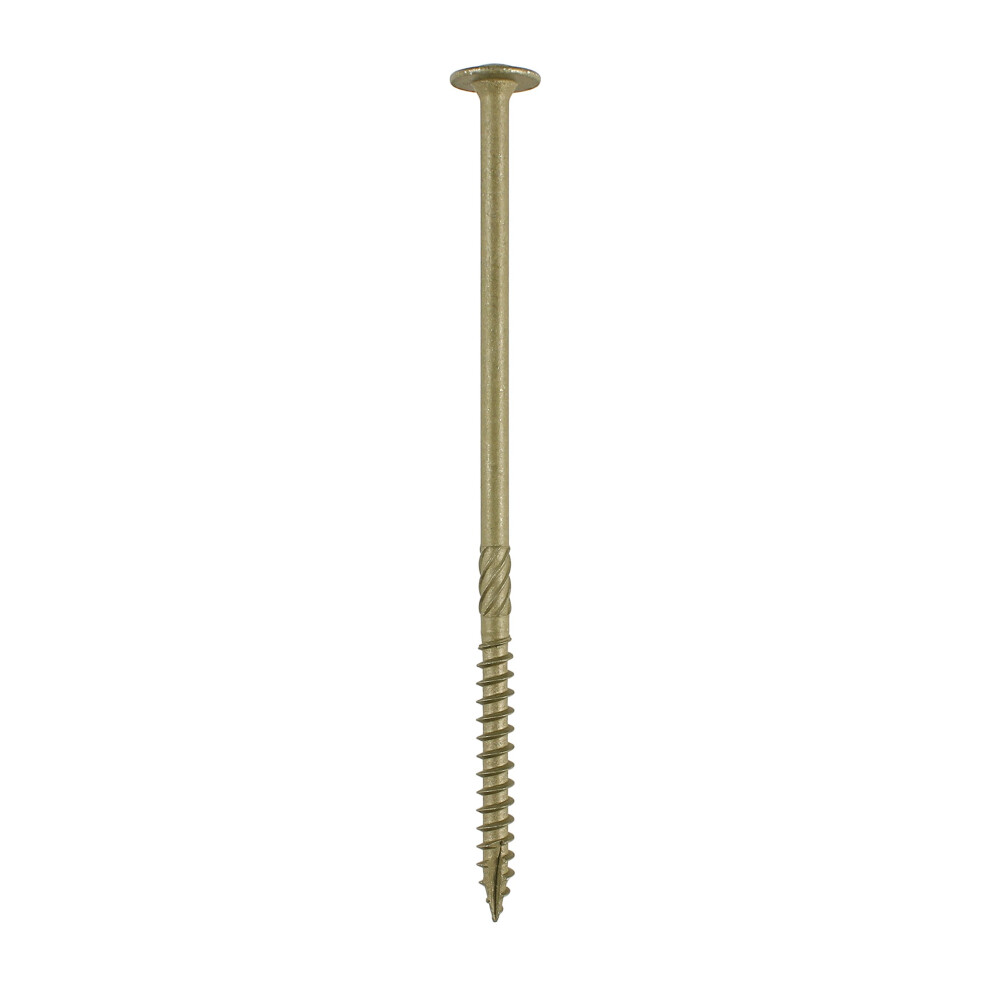 Photos - Nail / Screw / Fastener TIMCO Timber Screws – Wafer Head – Exterior Green – 8.0 x 400 - Box of 25 