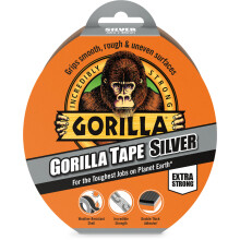 Gorilla 3044900 Polymer Cloth Tape Silver 48mm x 32m