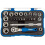 Draper Draper 1/4" 25 Piece Square Drive Metric Socket Set | Micrometre Reversible Hand 1