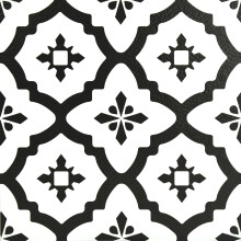 WallPops FP2480 Comet Peel & Stick Floor Tiles, Blacks, Set of 10 Pieces,12 x 12 inches