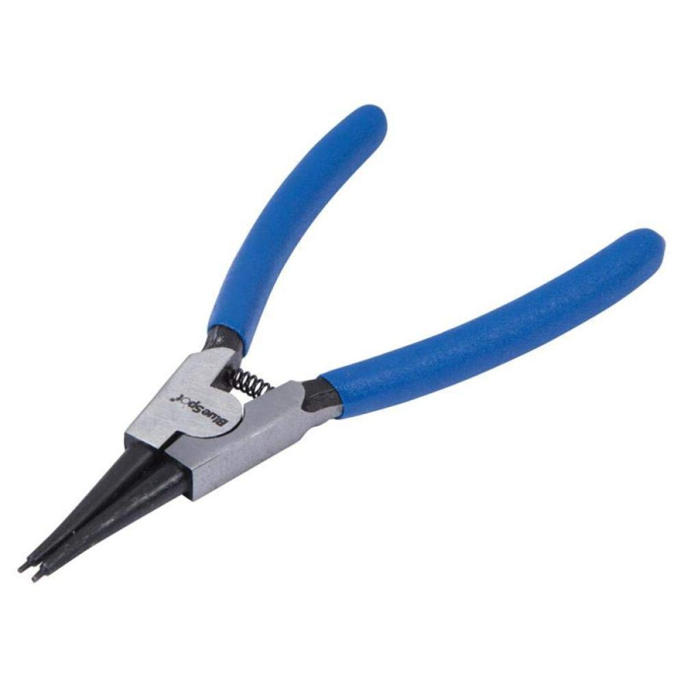 Blue Spot Tools 08704 External Straight Tip Circlip Plier, Blue, 150 Mm 69977176