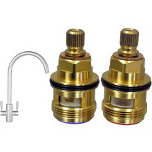 Ceramic Disc Cartridges Tap Valve Quarter Turn Gland 1/2 Spare Replacement 3308R for Franke Ascona Tap