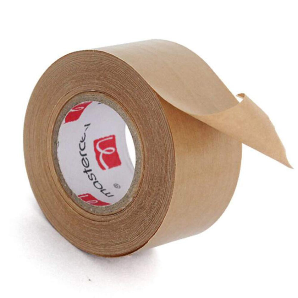 Nandeyibi 1 Pack Water-Based Kraft Paper Tape, Gum Tape, Water Activated Packaging Tape, 50Mm*50M,Environmentally Friendly, Degradable, Printable, An 9774273330089