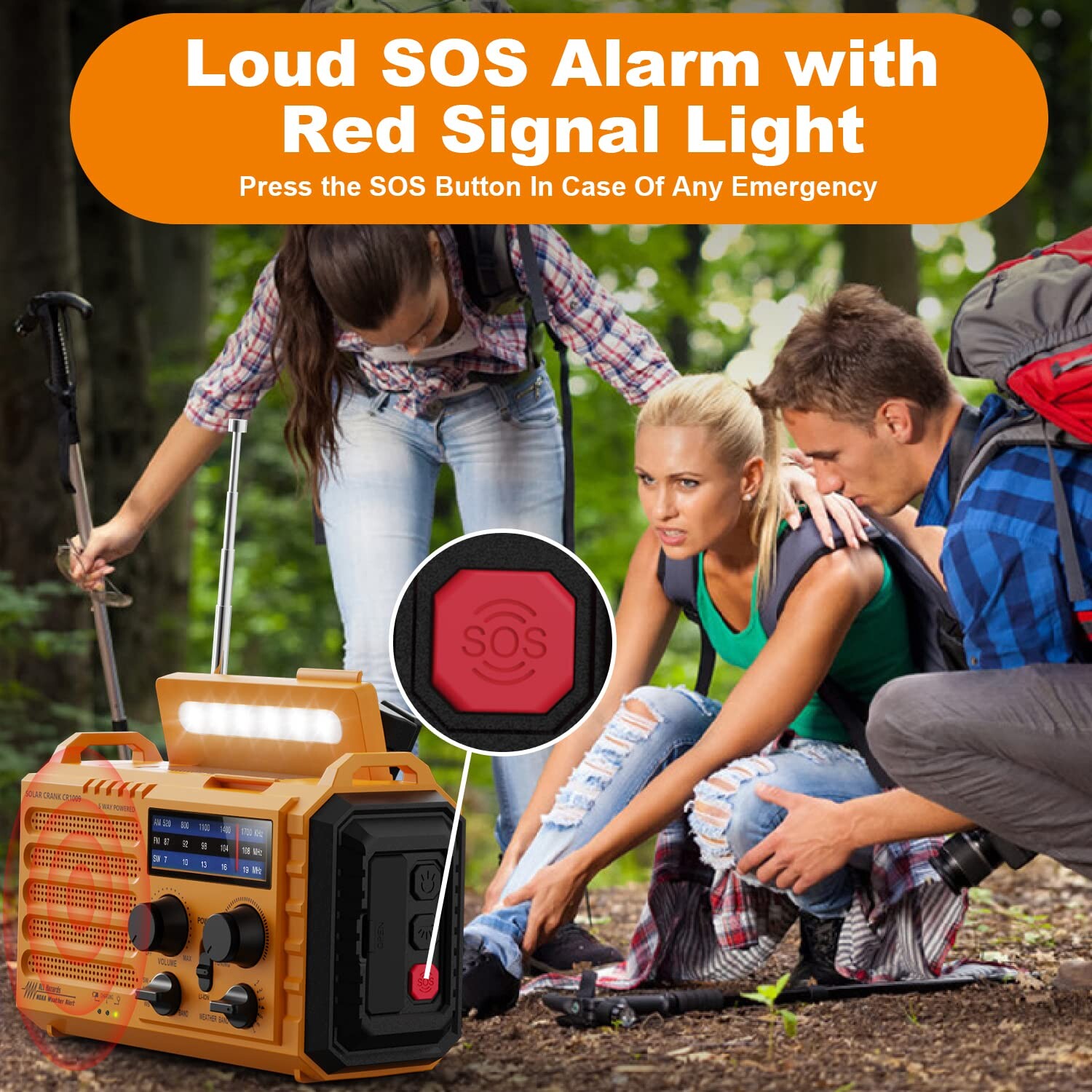 Usb Wind Generator Mesqool Wind Up Radio, Hand Crank Solar Radio with Torch/Flashlight and ...