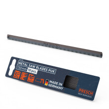 Presch junior hacksaw blades for metal 150mm 10 pcs - Original PUK saw edges for hand saws - Metal saw edge for non-ferrous metals (copper), stainles