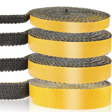 LANUCN Fire Rope for Wood Burning Stove, Self Adhesive Seal Liner for Stove, Chimney, Fireplaces, Oven Door, Heat Resistant Sealant Strip