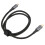 Κοντό καλώδιο USB C με λειτουργία plug and play, καλώδιο φόρτισης δεξιάς γωνίας 40Gbps για 3
