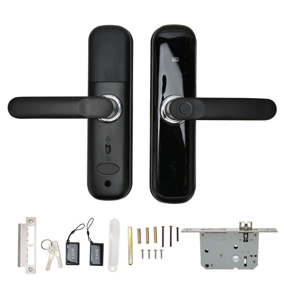 Voice Controlled Digital Lock Offering Bluetooth Connectivity Fingerprint Recognition And Remote App Management Suitable For Smart Homes And 9432746962341