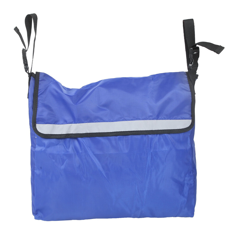 Adjustable Wheelchair Pouch Oxford Cloth Hanging Bag For Scooters And Wheelchairs Snap Hook Design Light Weight Wear Resistant Practical Daily Use