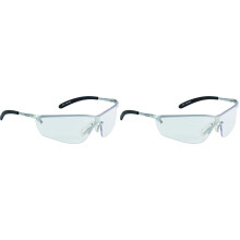 Bollé Silpsi goggles with clear glasses, size unit, black (Pack of 2)
