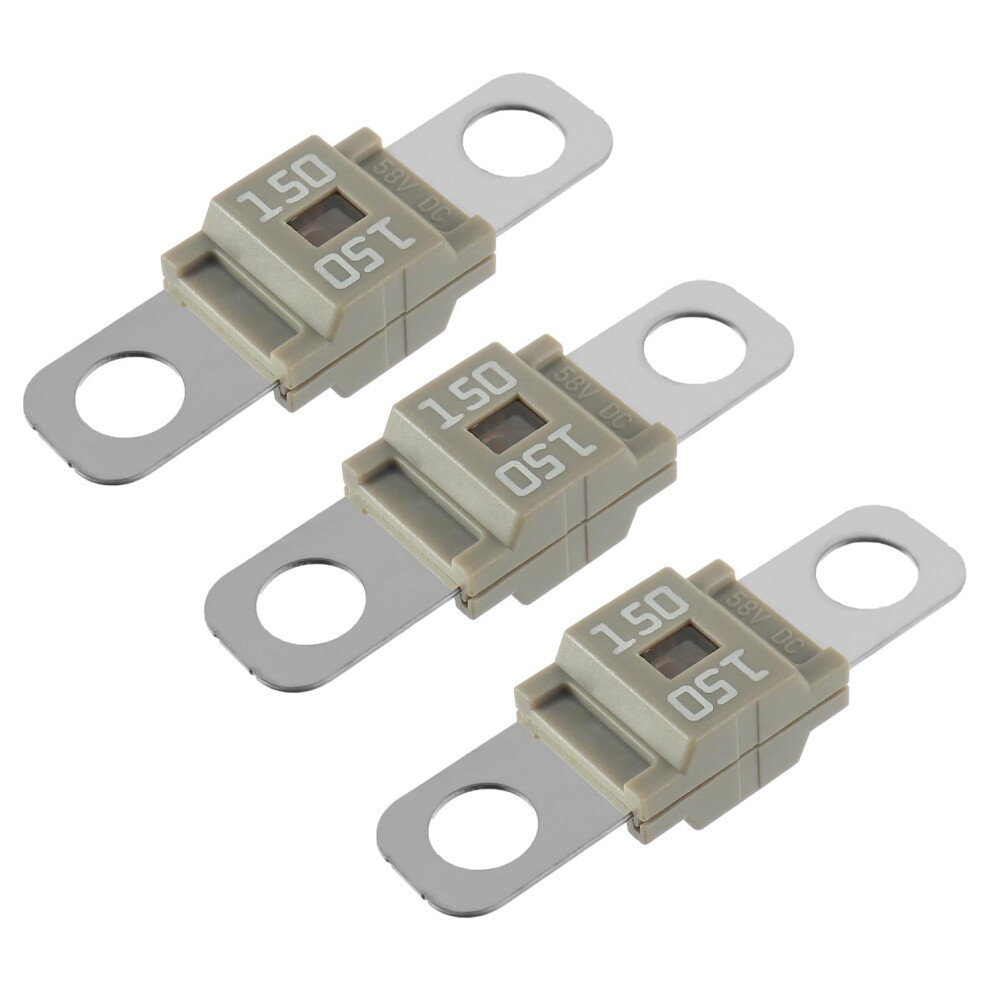 Bojack Ami/Midi 150A High Current Fuse - Bolt-On Fuse 150 Amp For Cars, Trucks, Construction Vehicles, Buses, Caravans (Pack Of 3) 83527791